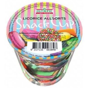 Olympic Snack Cup Licorice