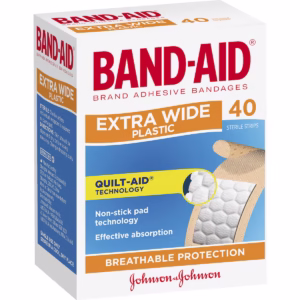Band-Aid Extra Wide Plastic 40