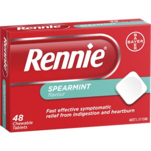 Rennie Spearmint 48 tabs