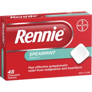 Rennie Spearmint 48 Tabs