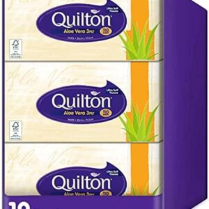 Quilton 3-Ply Aloe Vera Facial Tissues 12 boxes
