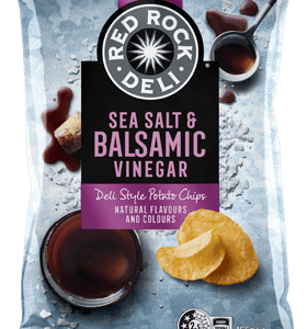 Red Rock Deli Sea Salt & Balsamic Vinegar Chips 45g