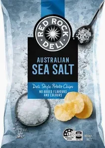 Red Rock Deli Sea Salt Chips 90g